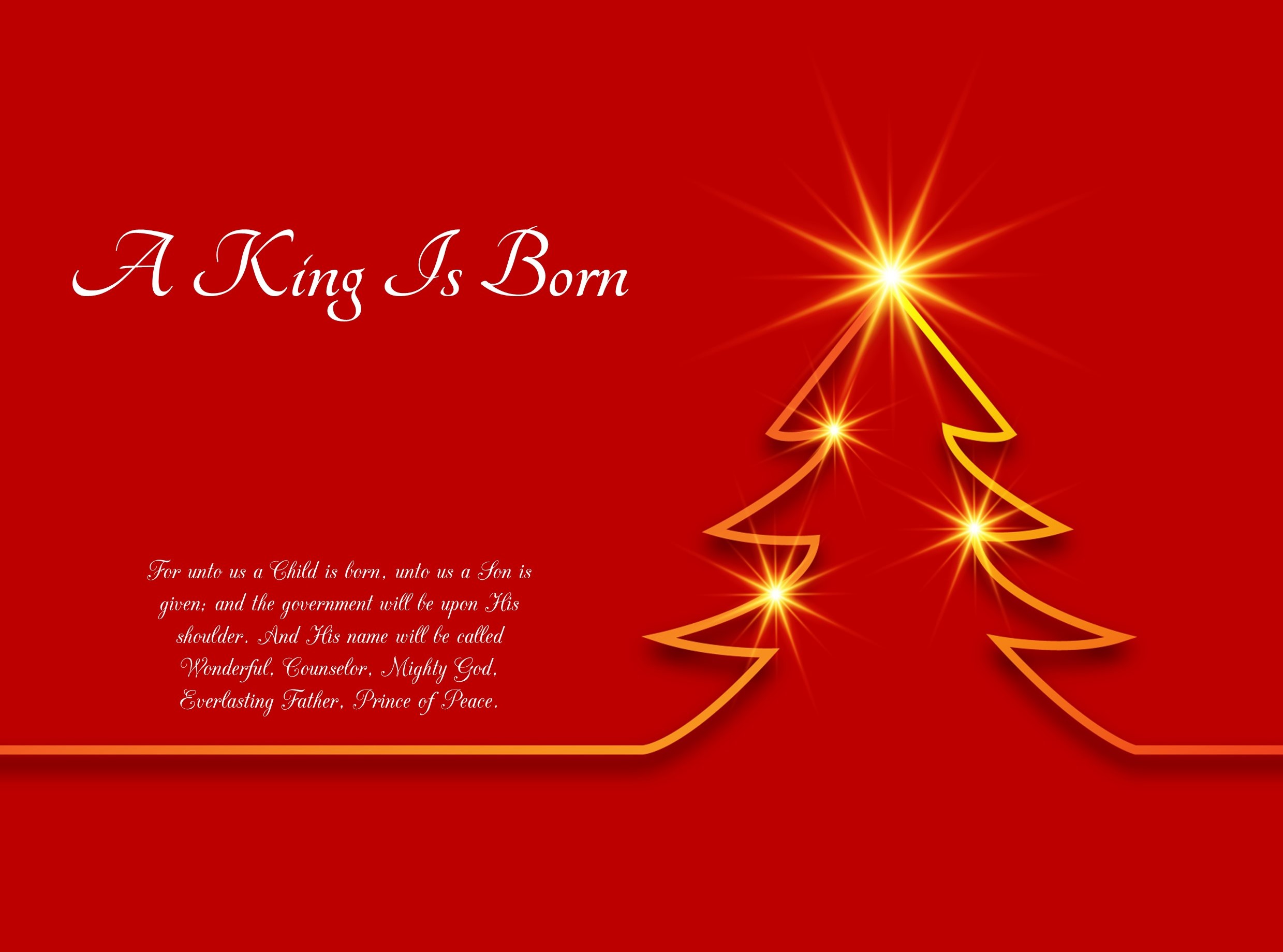 Luxury Christmas Card