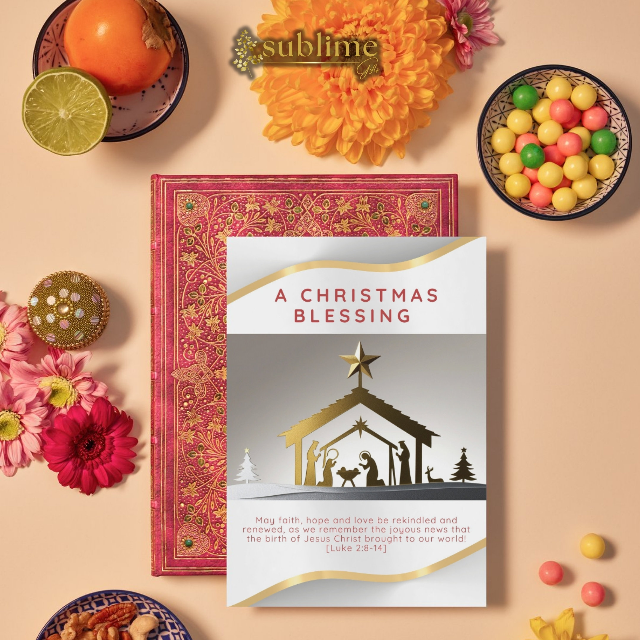 Christmas Blessing Card