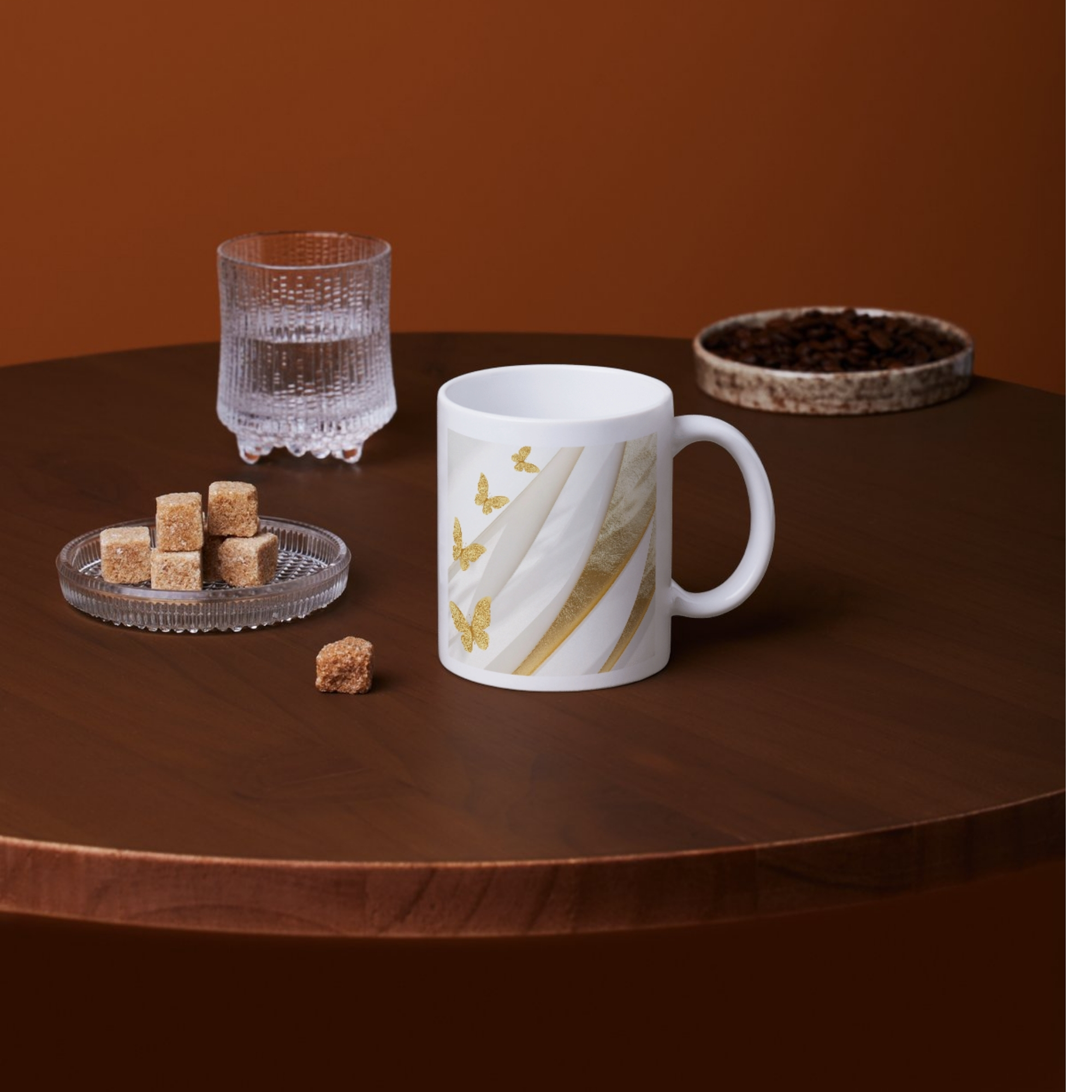 Butterfly Designed Mug