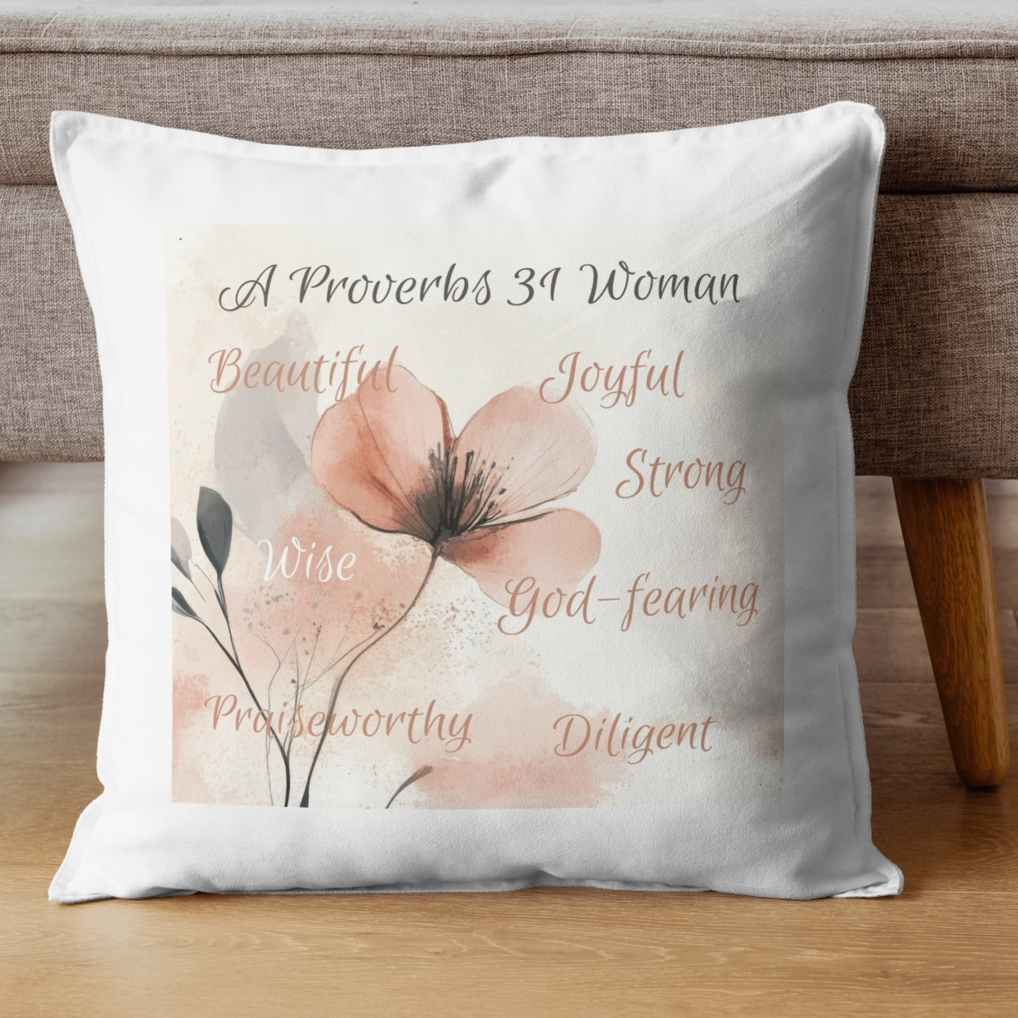 A Proverb 31 Woman Cushion