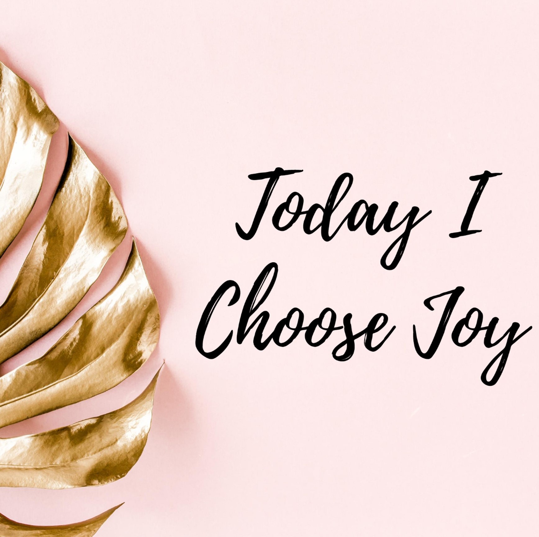 Inspirational Card - Gold Leaf